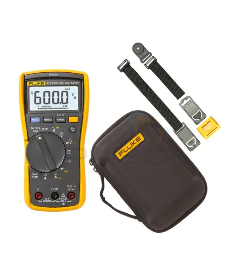 Untitled design (18) Fluke 117 Multimeter Kit with C11XT Case & TPAK Hanging Kit - Image 1